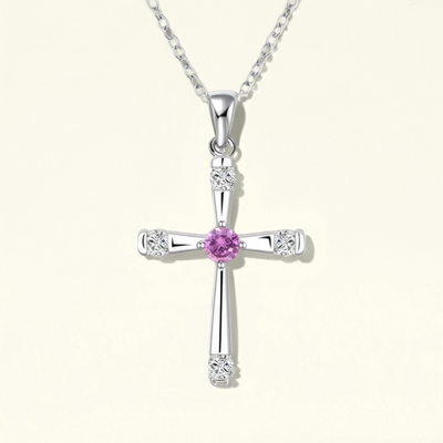 Amethyst Halo Necklace