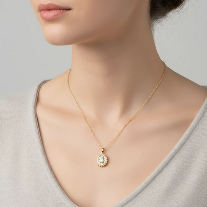 Starlit Halo Necklace