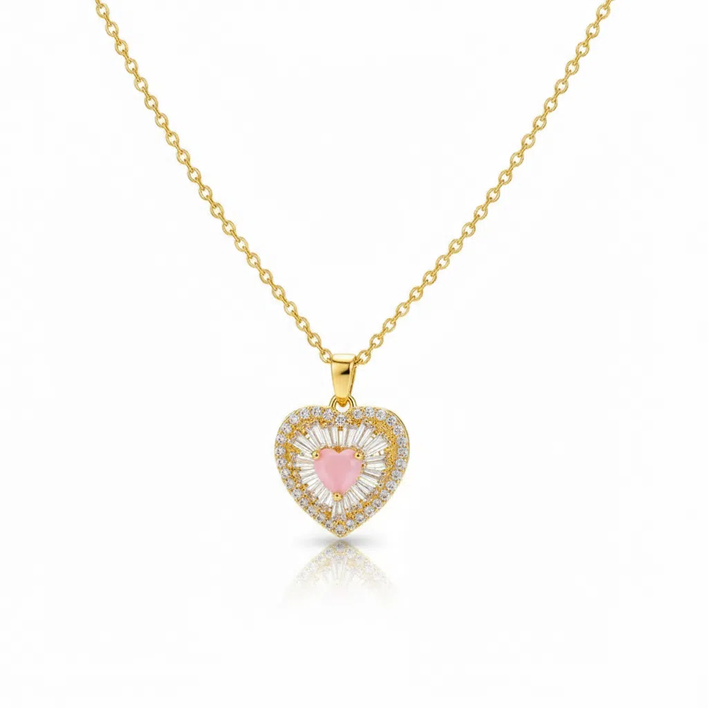Starglow Heart Blossom Necklace