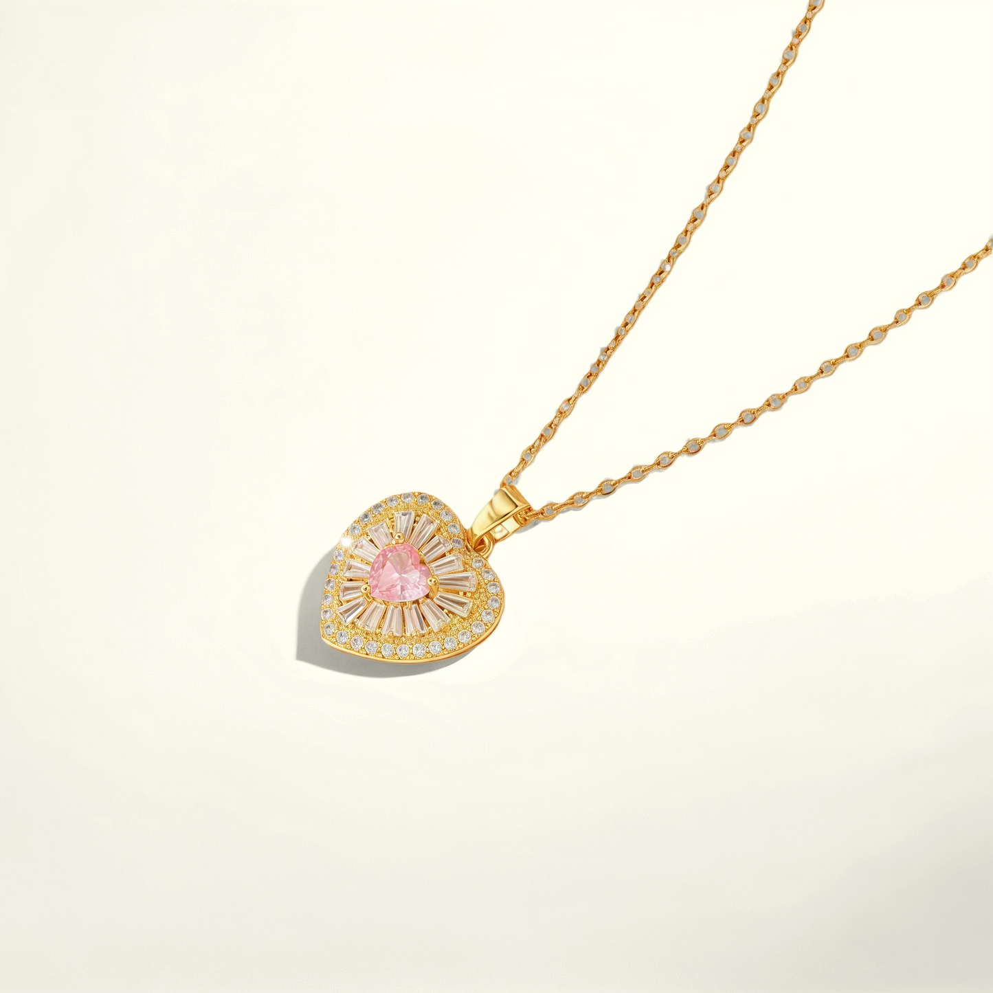 Starglow Heart Blossom Necklace