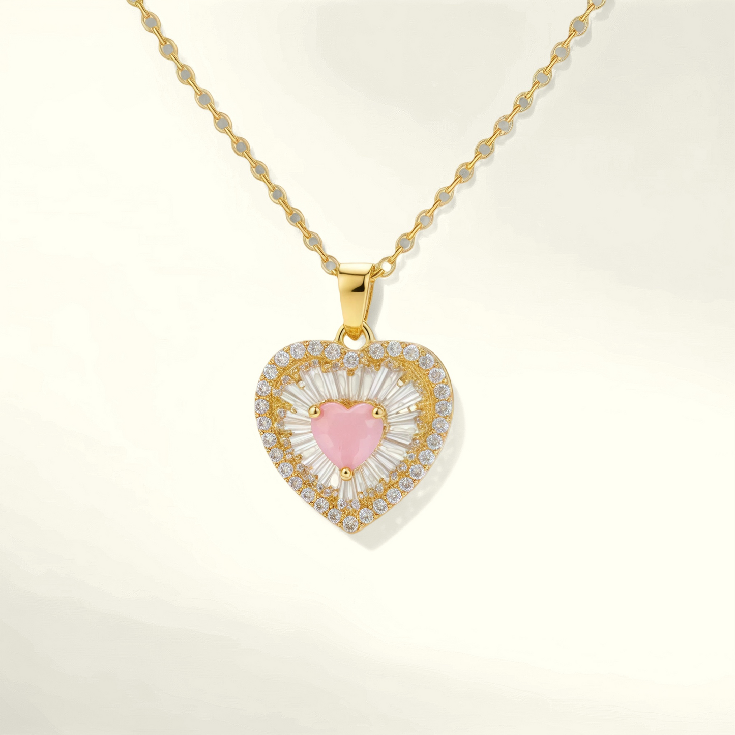 Starglow Heart Blossom Necklace