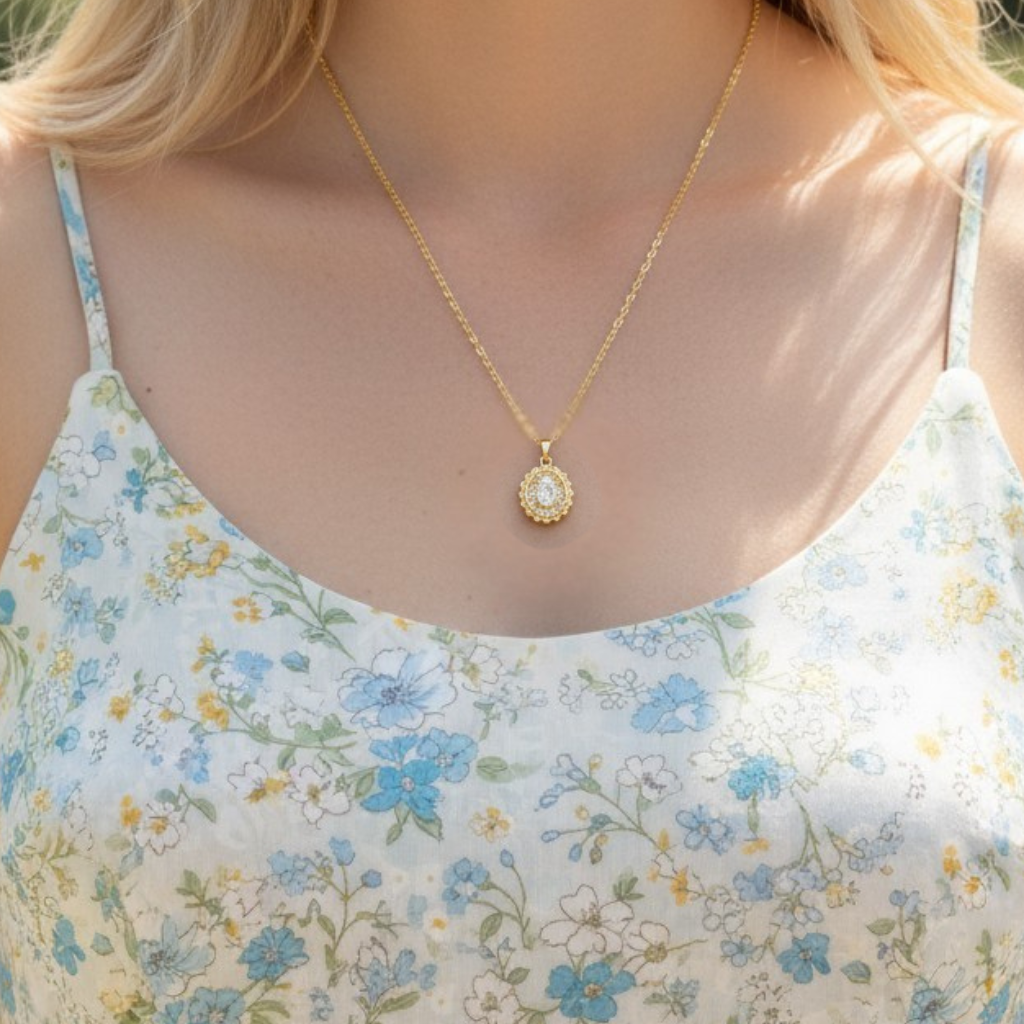 Starlit Halo Necklace