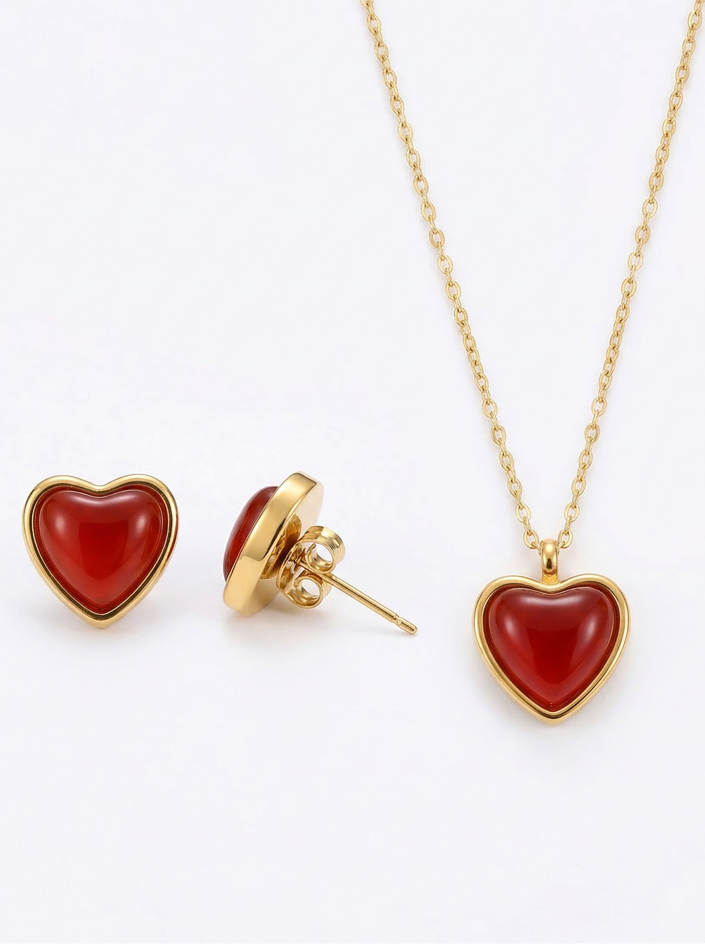 Blushing heart set