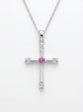Amethyst Halo Necklace
