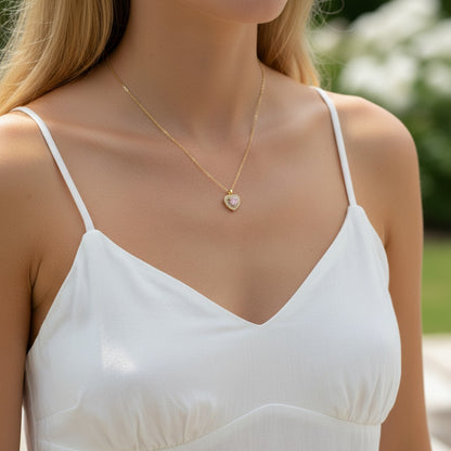 Starglow Heart Blossom Necklace