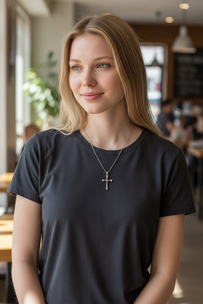 Amethyst Halo Necklace